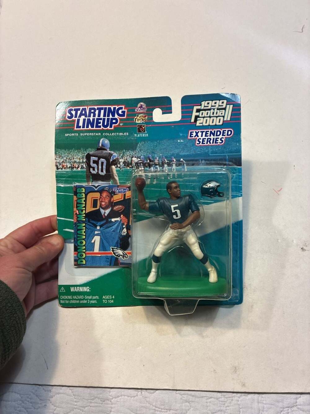 Donovan McNabb 1999 NFL Kenner Starting Lineup SLU Extended Series Action Figure